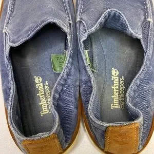 Timberland Mens Denim Slip On Loafers Timberland Loafer Blue Casual Shoes for Men for sale | eBay main image 4